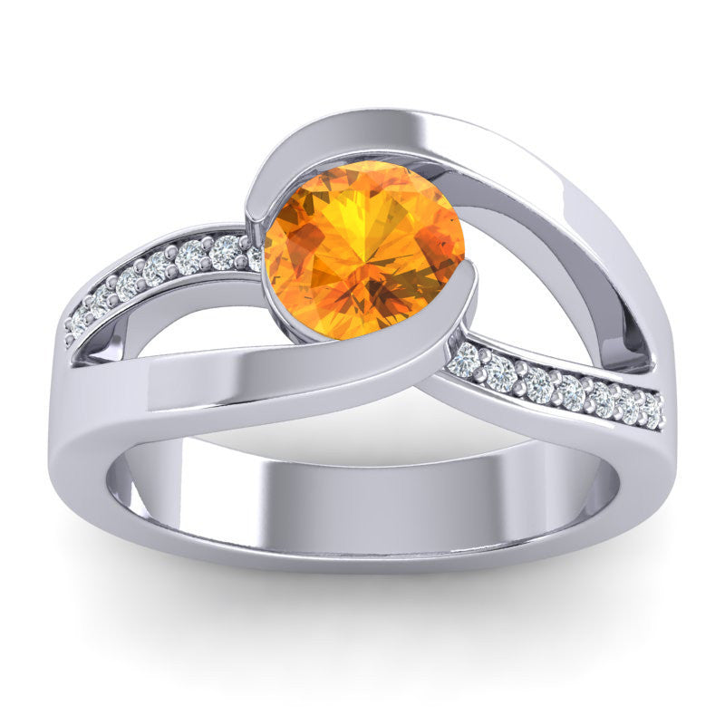Citrine and Diamond