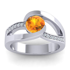 Citrine and Diamond