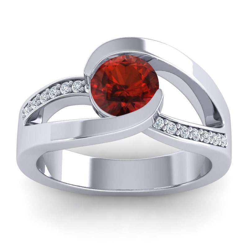 Garnet and Diamond