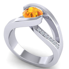 Citrine and Diamond