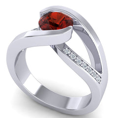 Garnet and Diamond