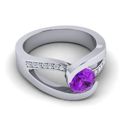 Amethyst and Diamond
