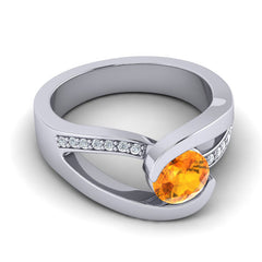 Citrine and Diamond