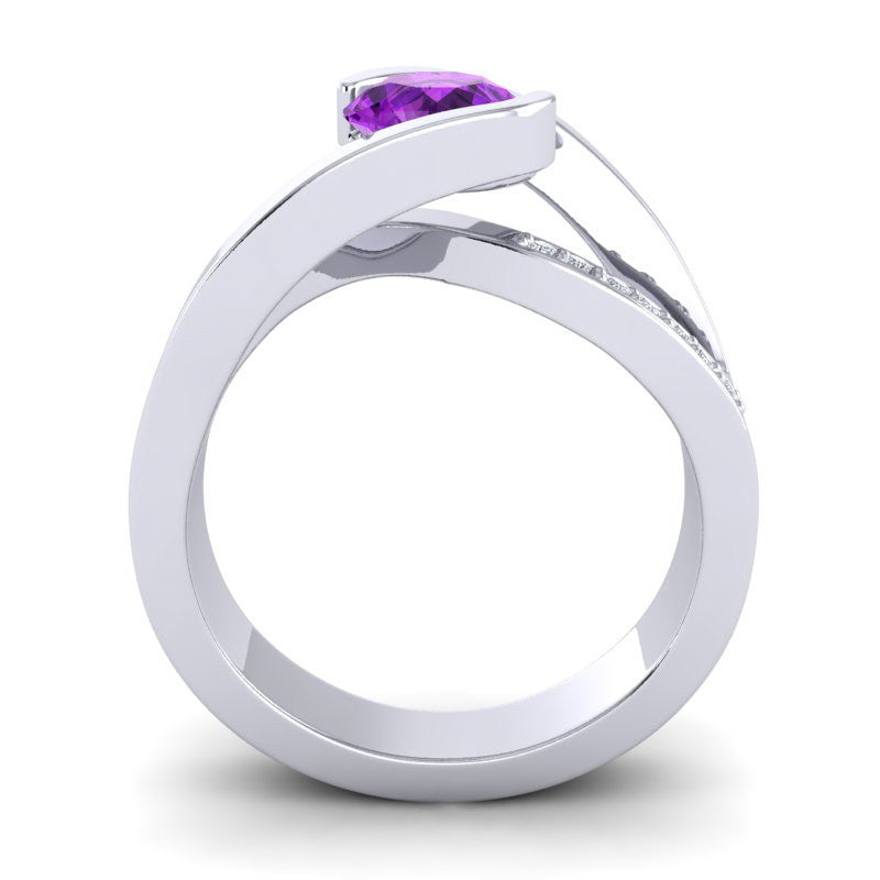 Amethyst and Diamond