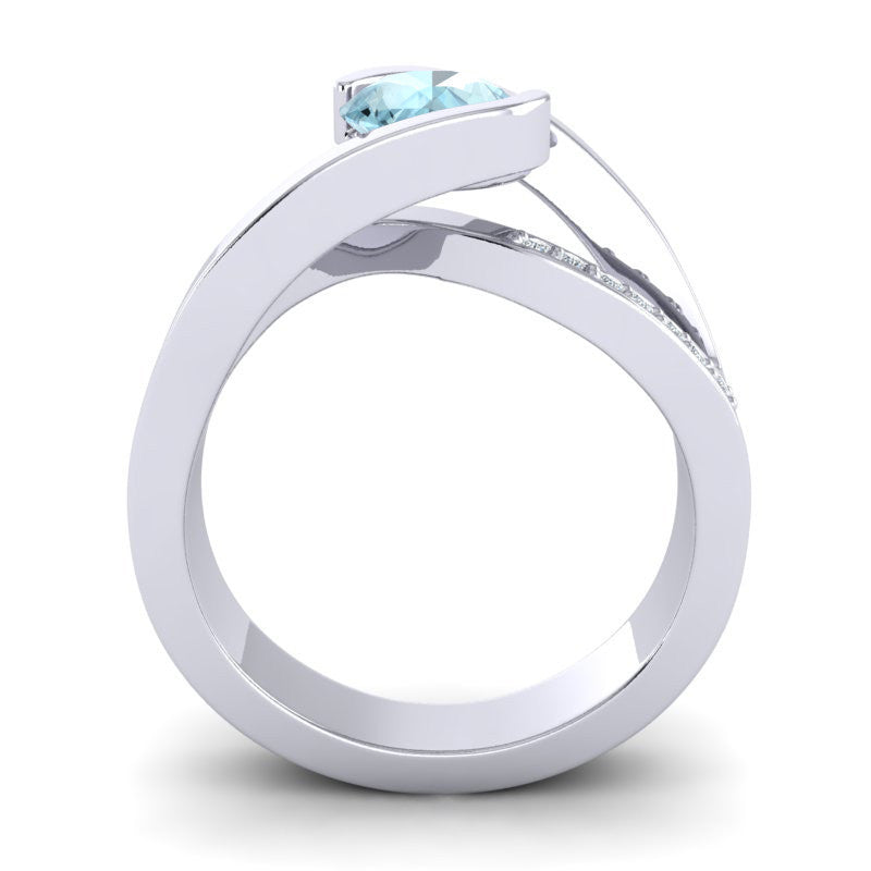 Aquamarine and Diamond