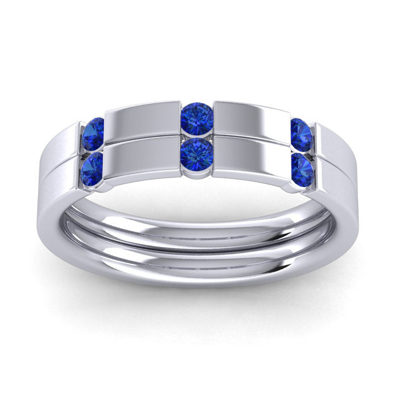 Blue Sapphire Band