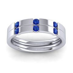 Blue Sapphire Band
