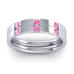 Pink Tourmaline Band