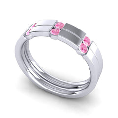 Pink Tourmaline Band