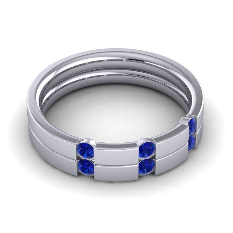 Blue Sapphire Band