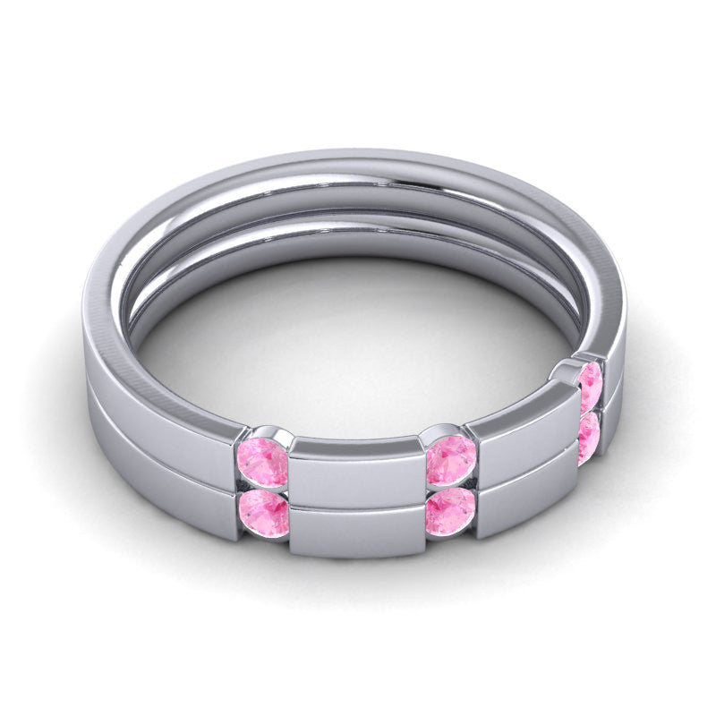 Pink Tourmaline Band
