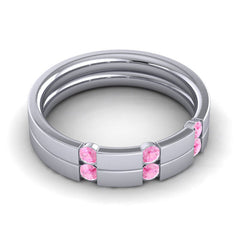 Pink Tourmaline Band