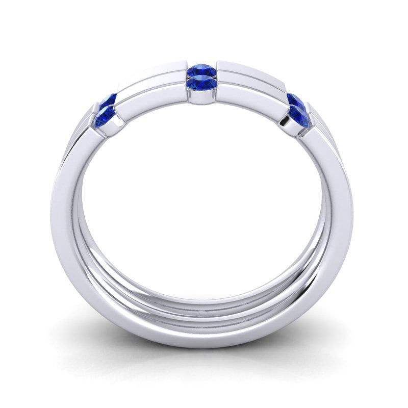 Blue Sapphire Band