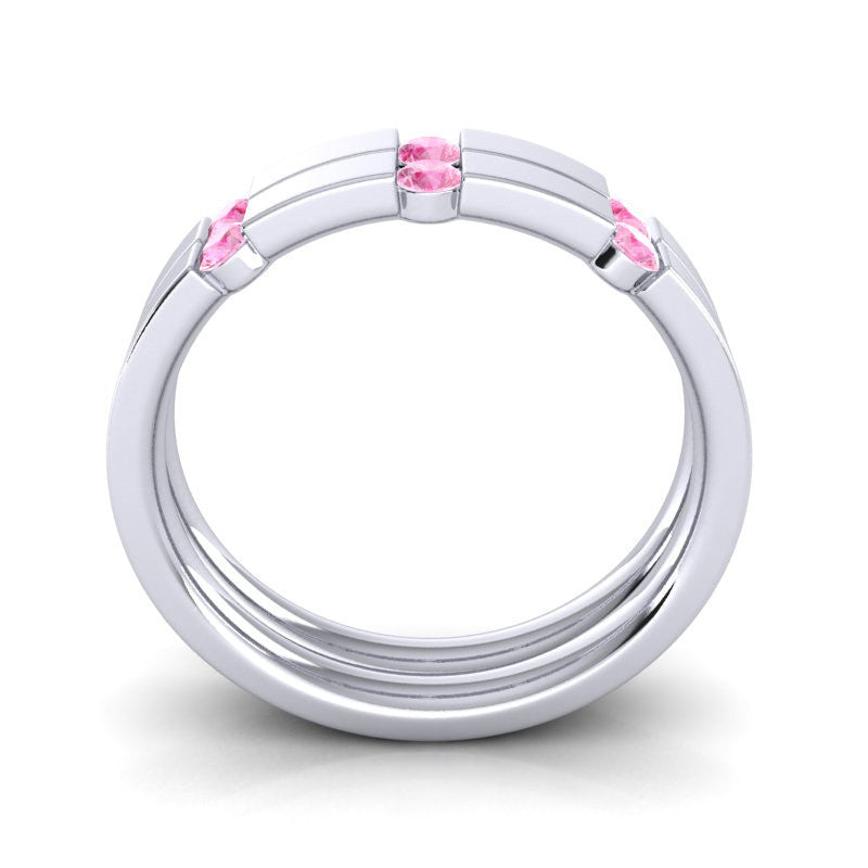 Pink Tourmaline Band