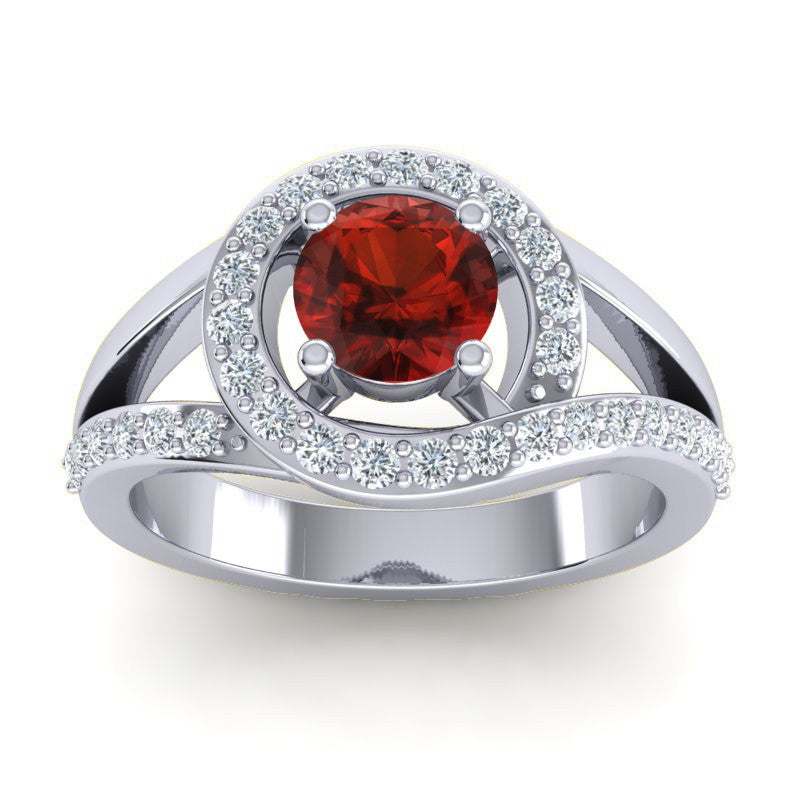 Garnet and Diamond