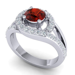Garnet and Diamond