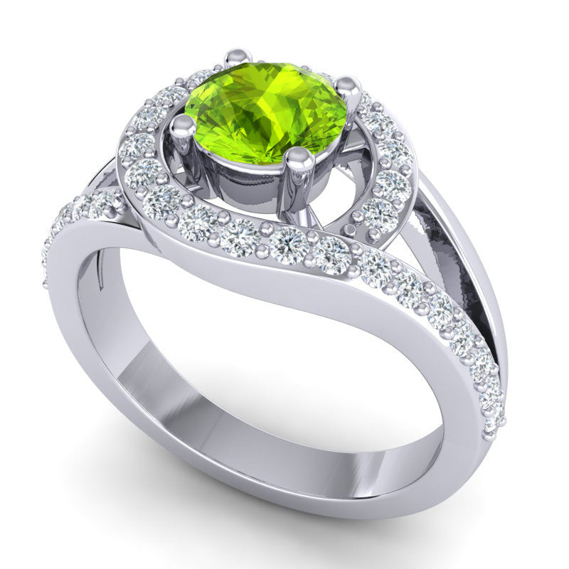 Peridot and Diamond