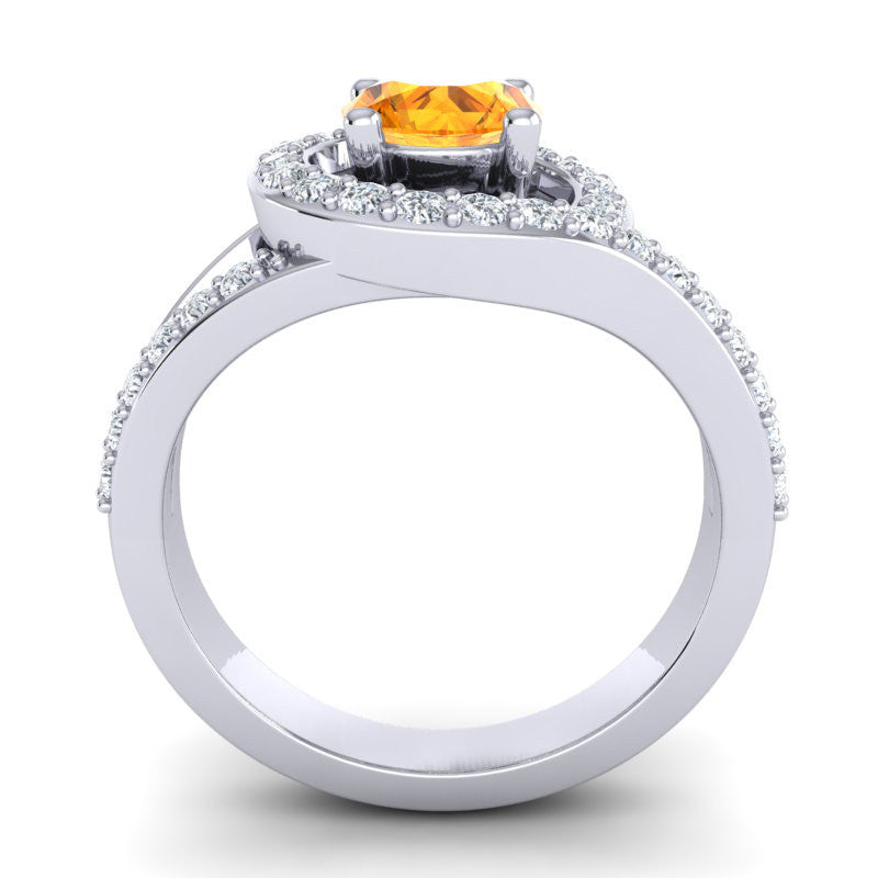 Citrine and Diamond