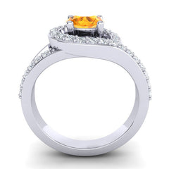 Citrine and Diamond