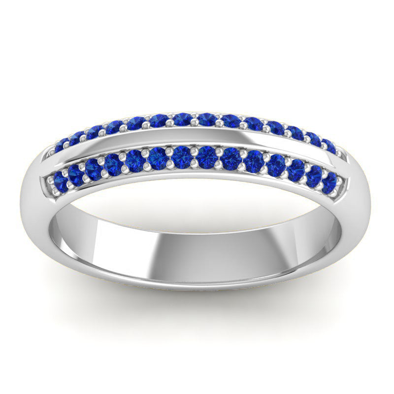 Blue Sapphire Band