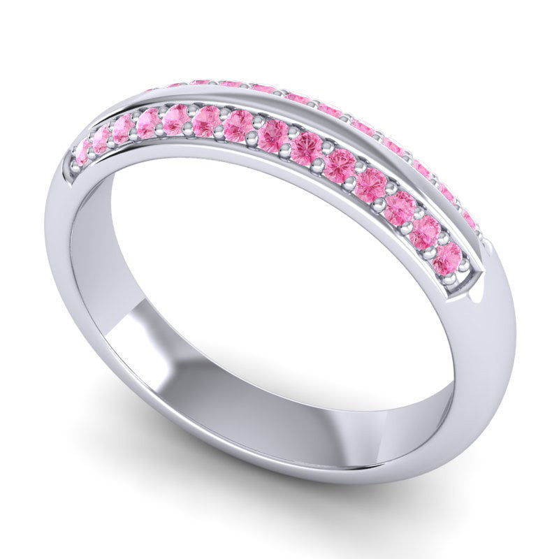 Pink Tourmaline Band