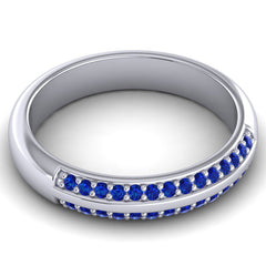 Blue Sapphire Band