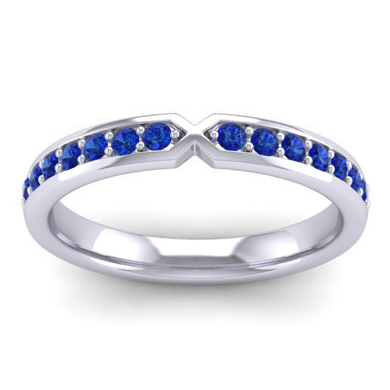Blue Sapphire Band