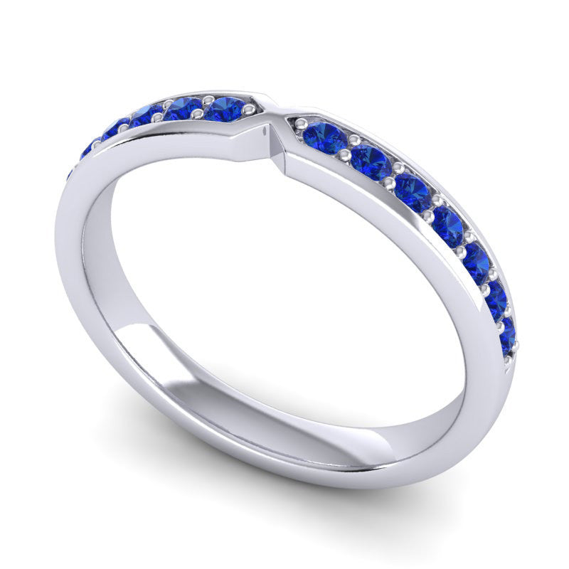 Blue Sapphire Band