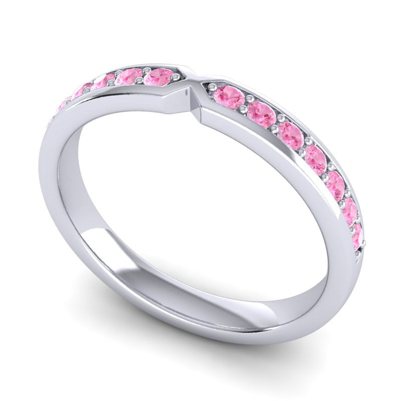 Pink Tourmaline Band
