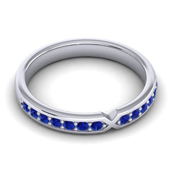 Blue Sapphire Band