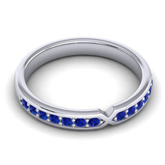 Sapphire Bow Tie Band