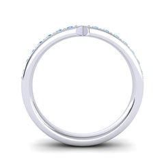 Swiss Blue Topaz Band