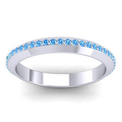 Swiss Blue Topaz Band