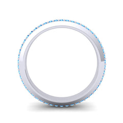Swiss Blue Topaz Band