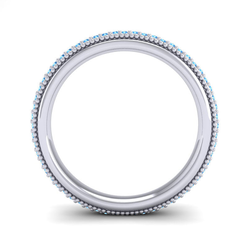 Swiss Blue Topaz Band