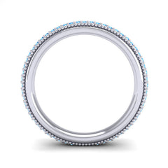 Swiss Blue Topaz Band