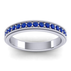 Blue Sapphire Band