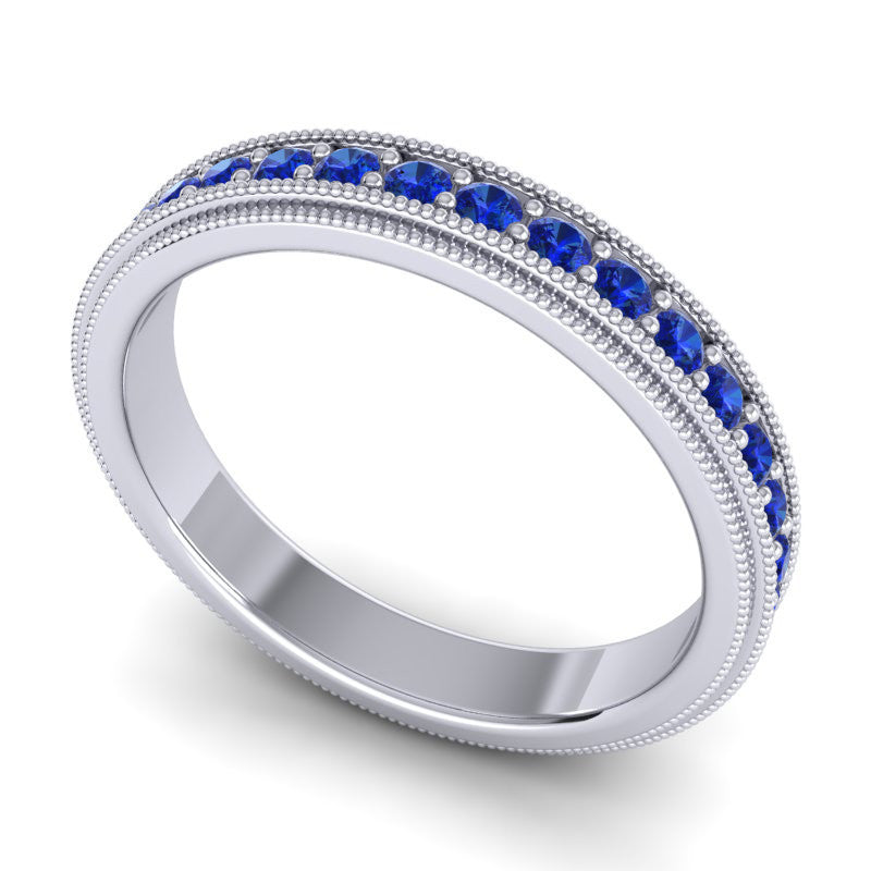 Blue Sapphire Band