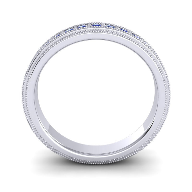 Blue Sapphire Band