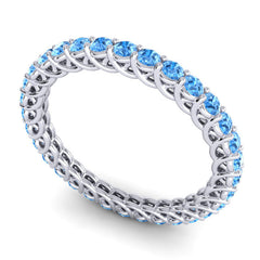 Swiss Blue Topaz Band