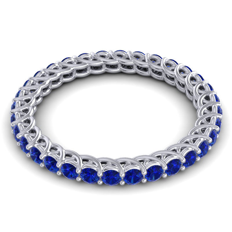 Blue Sapphire Band