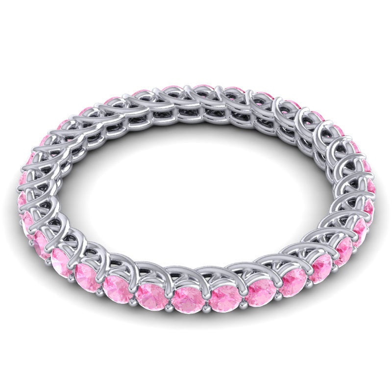 Pink Tourmaline Band