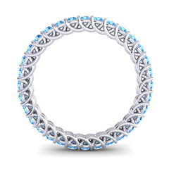 Swiss Blue Topaz Band