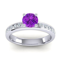 Amethyst and Diamond