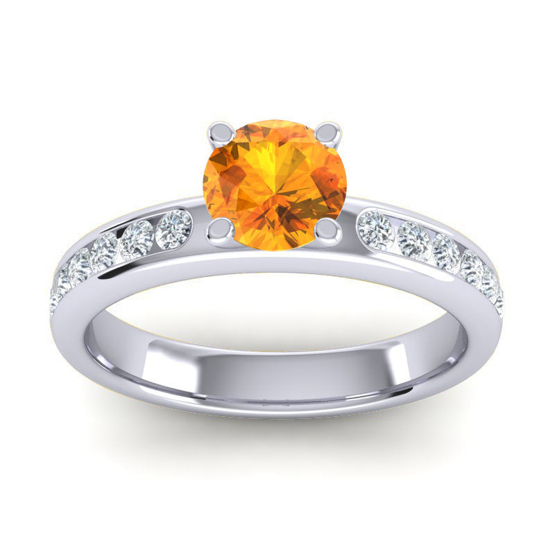 Citrine and Diamond