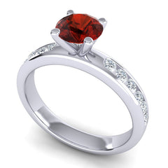Garnet and Diamond
