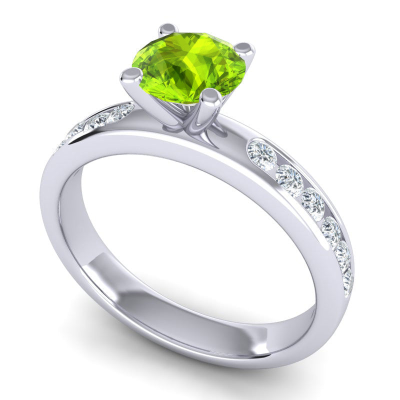 Peridot and Diamond