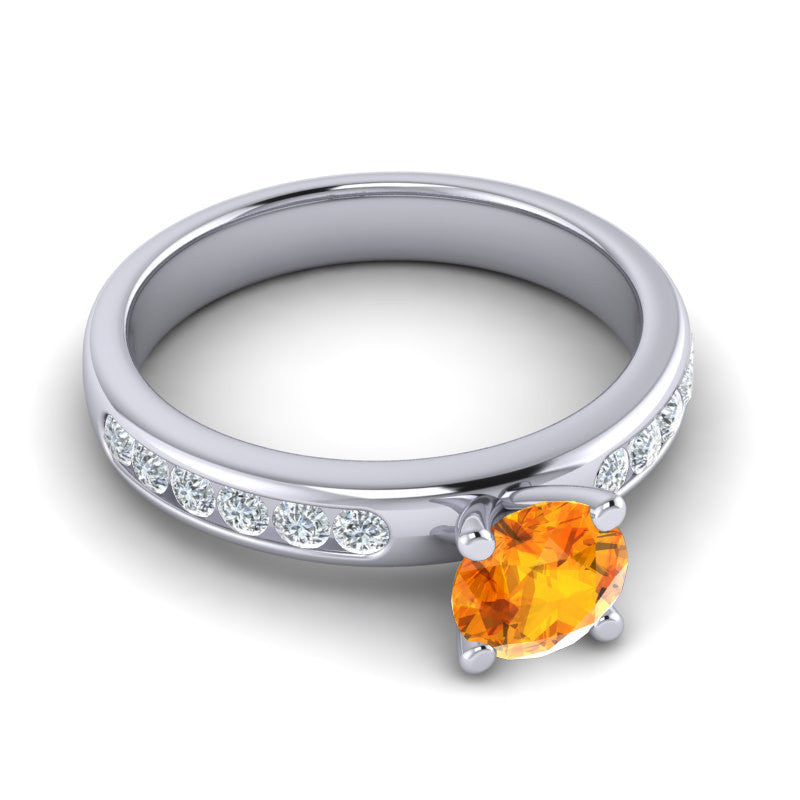 Citrine and Diamond