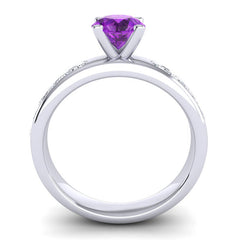 Amethyst and Diamond