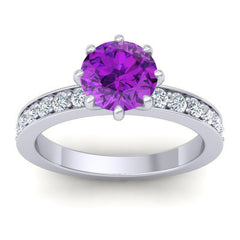 Amethyst and Diamond